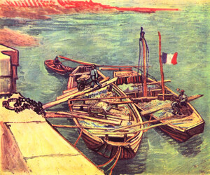 Boats with sand